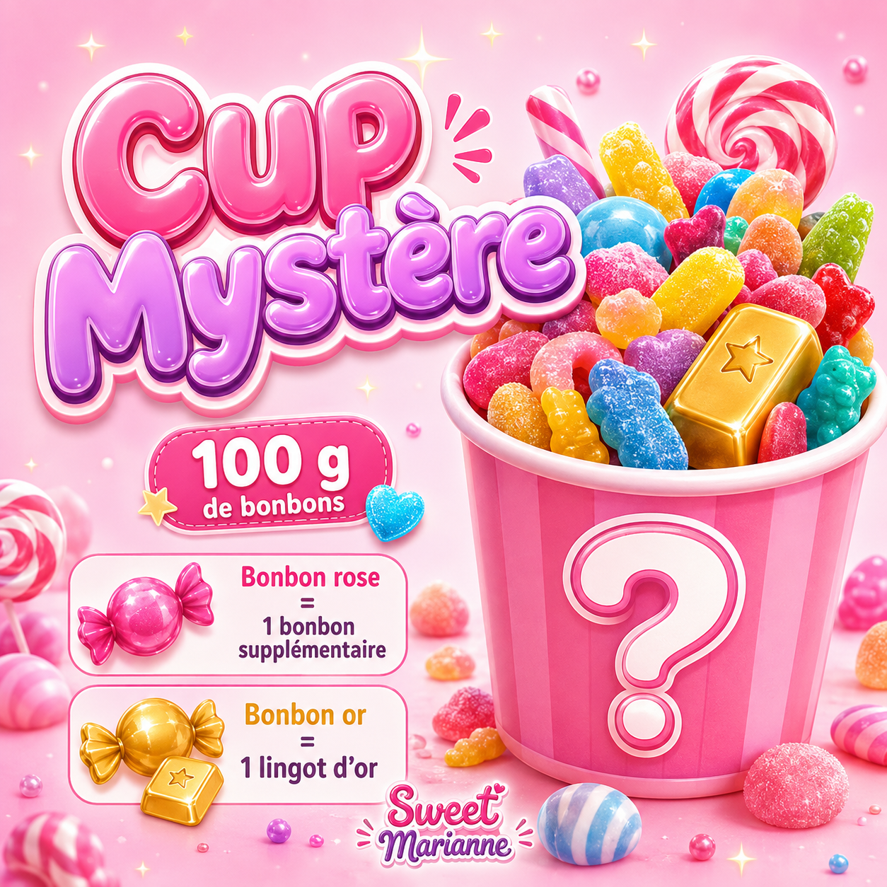 Cup mystère - Bonbons mystères