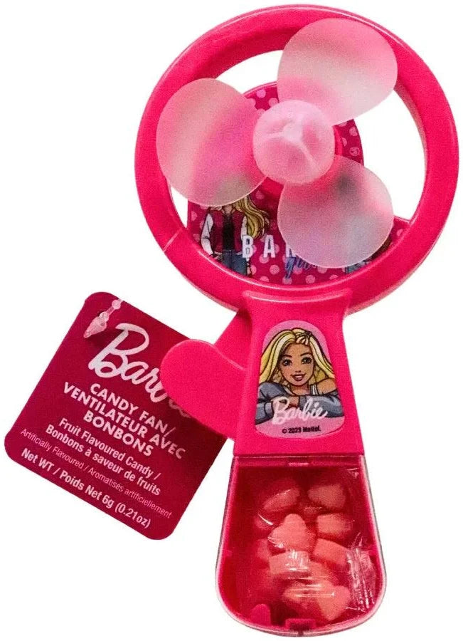 Barbie Fruit Flavoured Candy with Fan, 4g